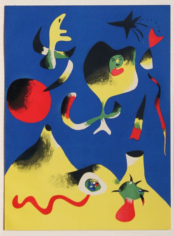 Joan Miró, ‘Air from Verve Magazine Vol. #1’, 1937, Print, Lithograph, RoGallery
