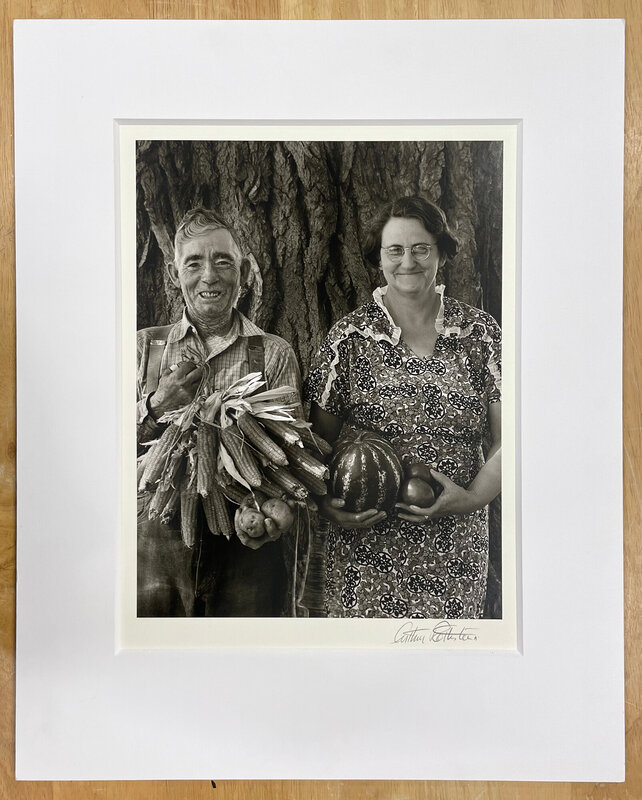 Arthur Rothstein, ‘Mr. & Mrs. Andy Bahain, FSA borrowers on their farm near Kerry, Colorado’, 1939, Photography, Gelatin silver print, PDNB Gallery