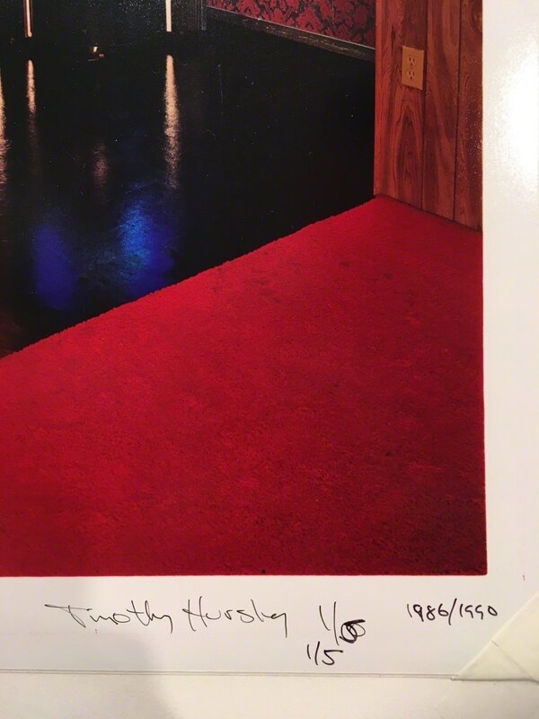 Timothy Hursley, ‘Dance Floor, Chicken Ranch, Pahrump, Nevada’, 1986, Photography, Dye transfer print, Garvey | Simon