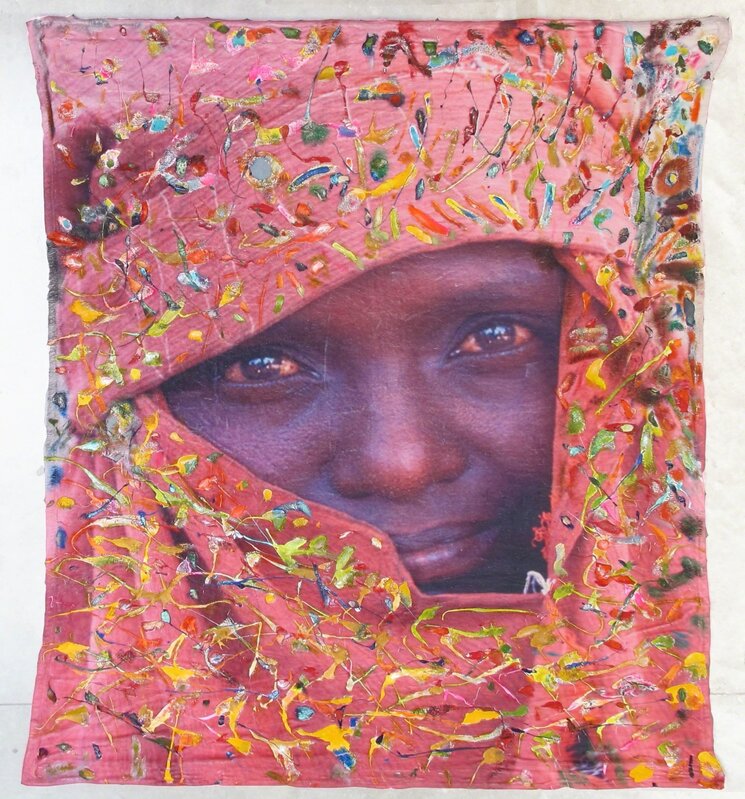 Uman, ‘Refugee’, 2016, Painting, Acrylique sur tissu, Galerie Anne de Villepoix