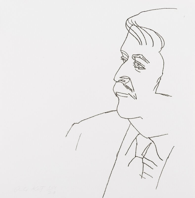 Alex Katz, ‘Seated Man (Schröder 125)’, 1980, Print, The scarce soft-ground etching, Forum Auctions