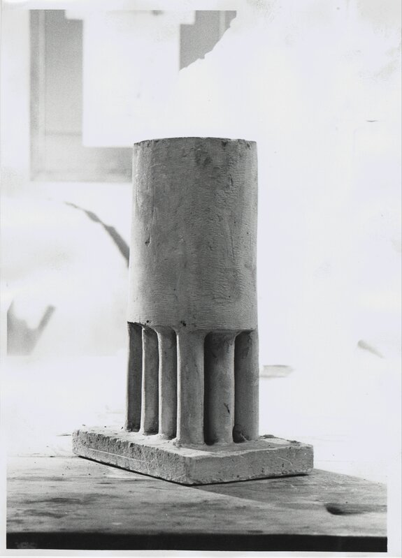 Walter Pichler, ‘Gebäude’, 1963, Sculpture, Gips, Galerie Elisabeth & Klaus Thoman