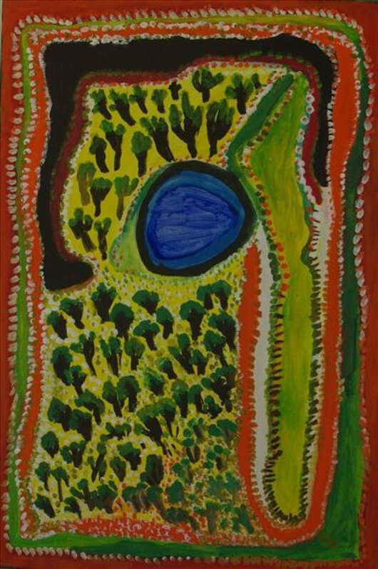Jukuna Mona Chuguna, ‘Kunajarti’, 2011, Painting, Synthetic polymer paint on canvas, Rebecca Hossack Art Gallery
