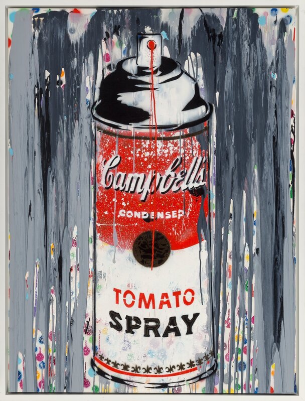 Mr. Brainwash, ‘Campbell's Tomato Spray’, 2010, Painting, Stencil, acrylic, and spray paint on canvas, Heritage Auctions