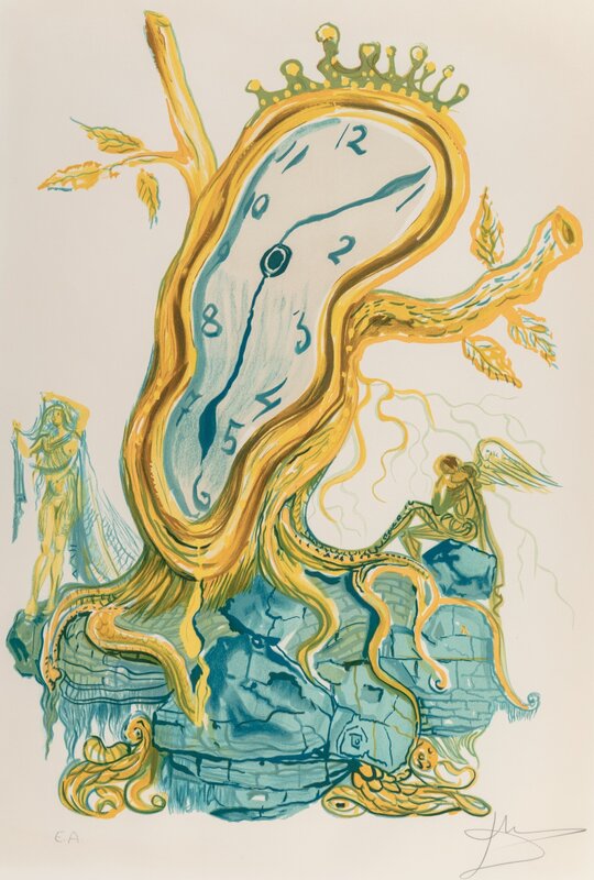 Salvador Dalí, ‘Stillness of Time, from Time’, 1976, Print, Photolithograph in colors on Arches paper, Heritage Auctions