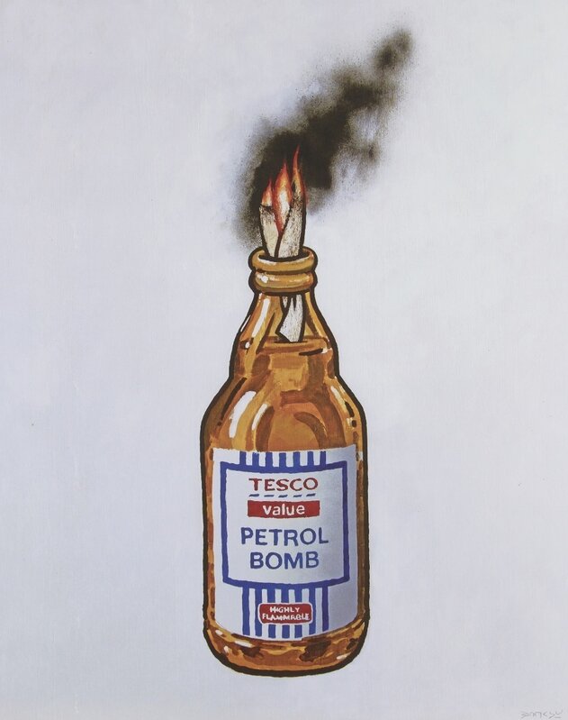 Banksy, ‘Tesco Petrol Bomb’, 2011, Print, Offset lithograph in colours, Roseberys
