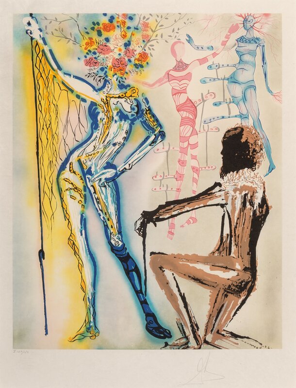 Salvador Dalí, ‘The Ballet of the Flowers’, 1980, Print, Lithograph in colors on on Japon paper, Heritage Auctions