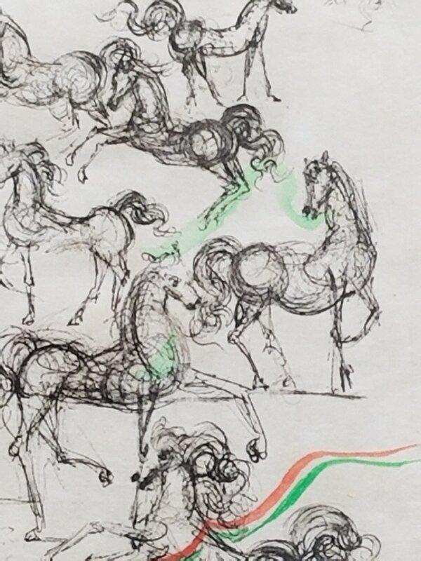 Salvador Dalí, ‘The Small Horses’, 1967, Print, Etching on Paris, Intrinsic Values