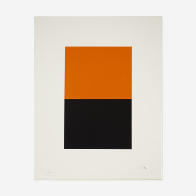 Ellsworth Kelly, ‘Untitled’, 1972, Print, Lithograph in colors on Rives BFK, Rago/Wright/LAMA/Toomey & Co.