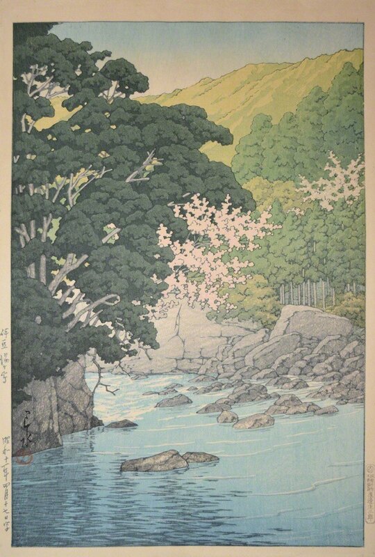 Kawase Hasui, ‘Yugashima in Izu’, 1936, Print, Woodblock Print, Ronin Gallery