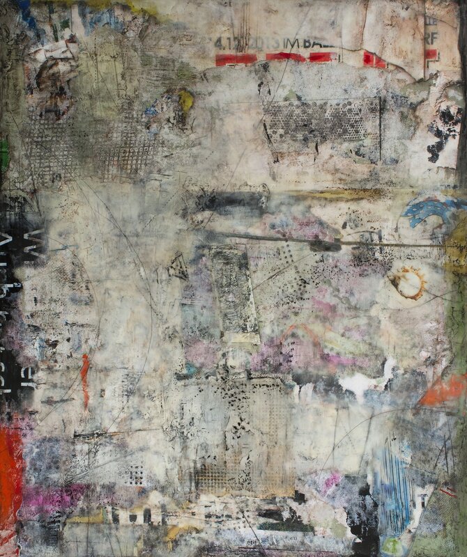 Claudia Marseille, ‘In the Archives’, 2016, Painting, Encaustic and mixed-media on panel, Seager Gray Gallery