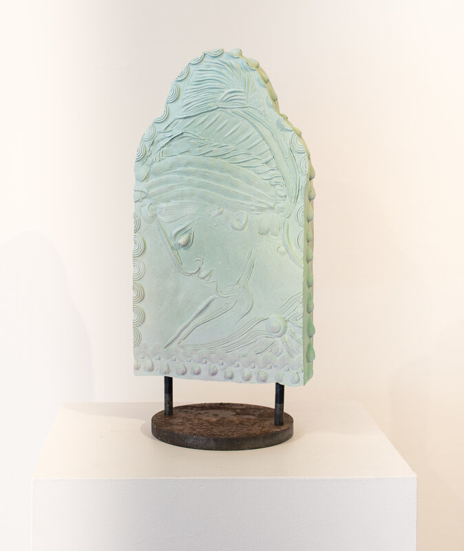 Amy Nathan, ‘Oracle’, 2019, Sculpture, Pigmented Drystone, Acrylic. Steel, CULT Aimee Friberg
