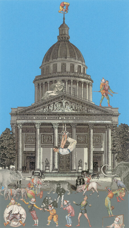 Peter Blake, ‘Paris-Circus II’, 2010, Print, Silkscreen on Somerset tub-size 410 gsm Signed and numbered by the artist. Image size: 38 x 21.5 cm, Paul Stolper Gallery