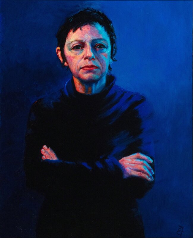 Eddi Fleming, ‘Into the Blue’, 2015, Painting, Oil on board, Meyerovich Gallery