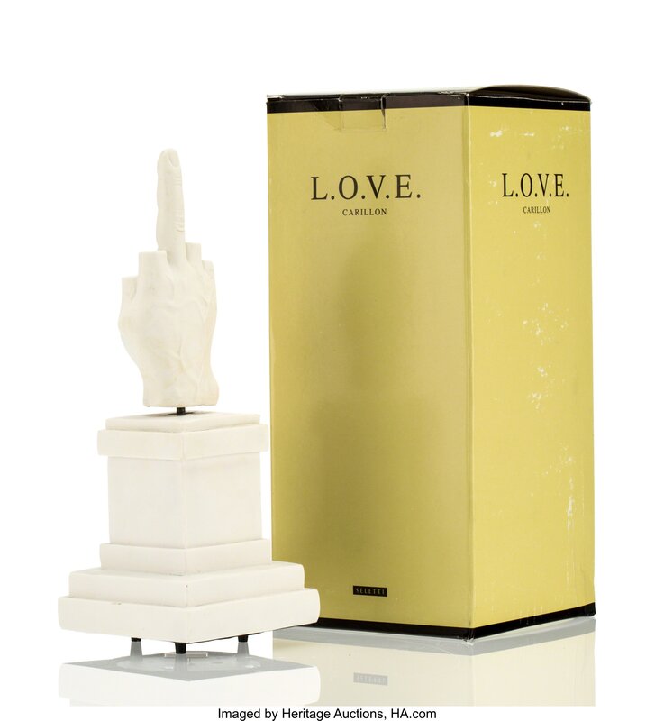 Maurizio Cattelan, ‘L.O.V.E.- Carrillon’, 2015, Other, Resin, music box mechanism, Heritage Auctions