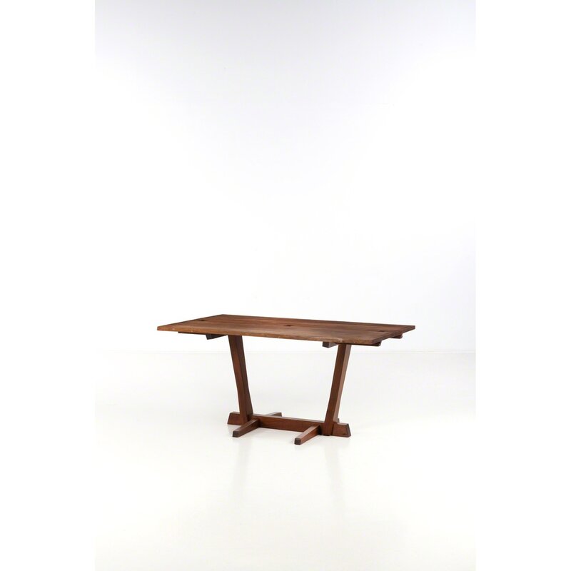 George Nakashima, ‘Conoid dining table - Unique piece -Dining table with extensions’, 1963, Design/Decorative Art, Noyer, PIASA
