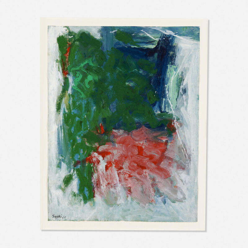 James Suzuki, ‘Untitled’, 1960, Painting, Oil on paper, Rago/Wright/LAMA/Toomey & Co.