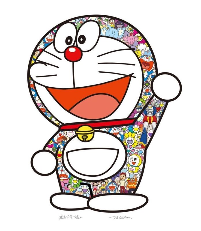 Takashi Murakami, ‘Doraemon: Hip Hip Hurrah!’, 2020, Print, Silkscreen, Lougher Contemporary