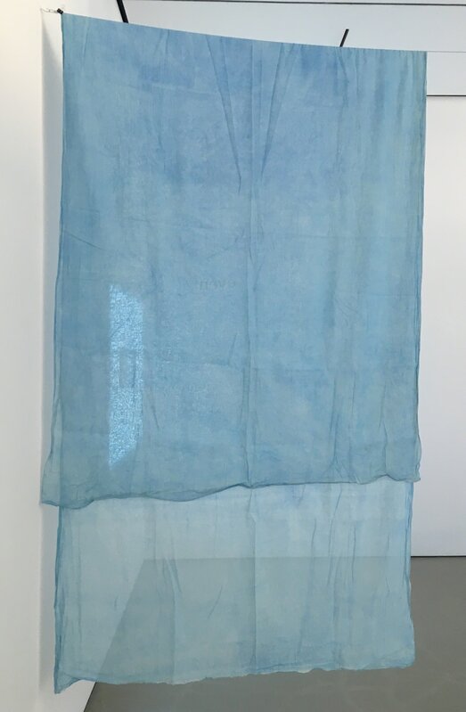 Lee Kit 李杰, ‘We try and try, even if it lasts an hour’, 2011, Textile Arts, 4 hand-painted window curtains, acrylic on fabric, Jane Lombard Gallery