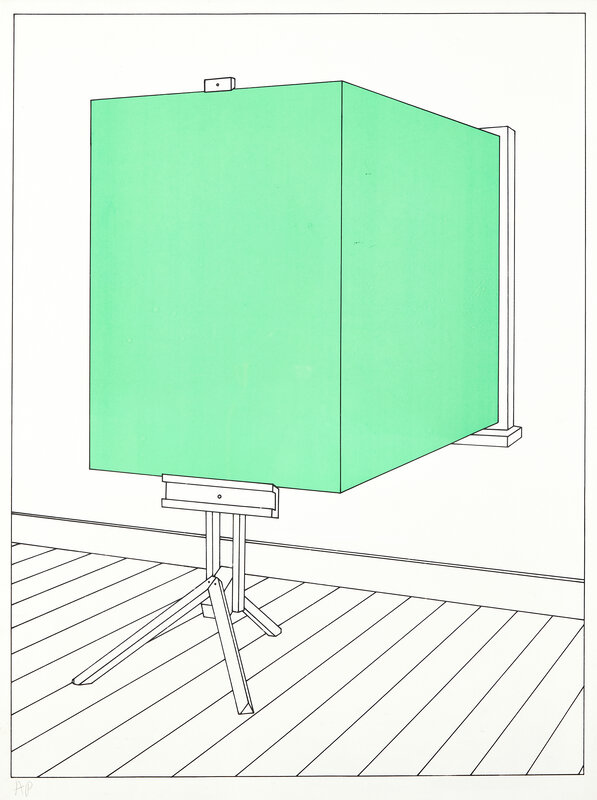 Patrick Hughes, ‘Leaf Art’, 1974, Print, Screenprint in colours on wove, Roseberys