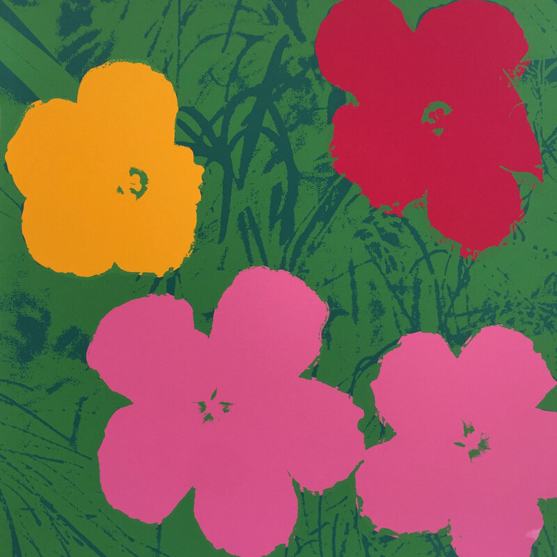 After Andy Warhol, ‘Flowers 11.68’, 1967 printed later, Reproduction, Silkscreen on Museum Board, Pinto Gallery