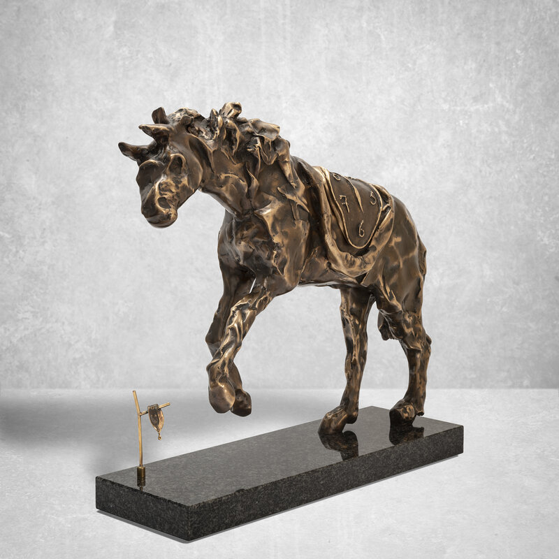 Salvador Dalí, ‘Horse Saddled With Time’, 1980, Sculpture, Bronze sculpture with marble base, cast using the lost-wax process, Tate Ward Auctions