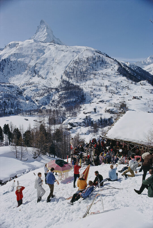 Slim Aarons, ‘Zermatt Skiing (Slim Aarons Estate Edition)’, 1968, Photography, Chromogenic Lambda, Undercurrent Projects