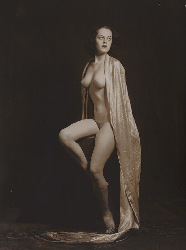 Alfred Cheney Johnston, ‘Standing Female Nude’, 1930s, Photography, Silver print unmounted, Contemporary Works/Vintage Works
