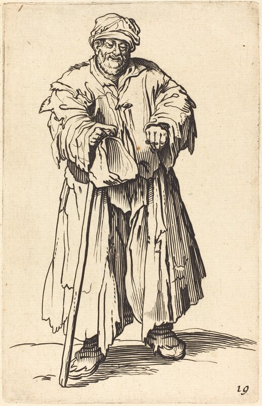 after Jacques Callot, ‘Fat Beggar with Eyes Cast Down’, Print, Etching, National Gallery of Art, Washington, D.C.