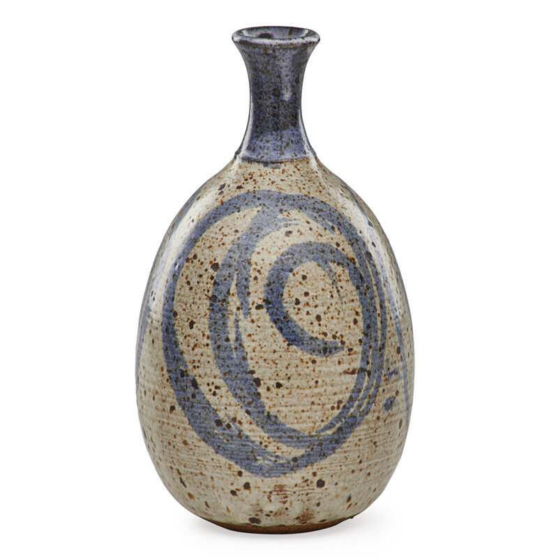 Antonio Prieto, ‘Vase with swirling lines, California’, Design/Decorative Art, Glazed stoneware, Rago/Wright/LAMA/Toomey & Co.