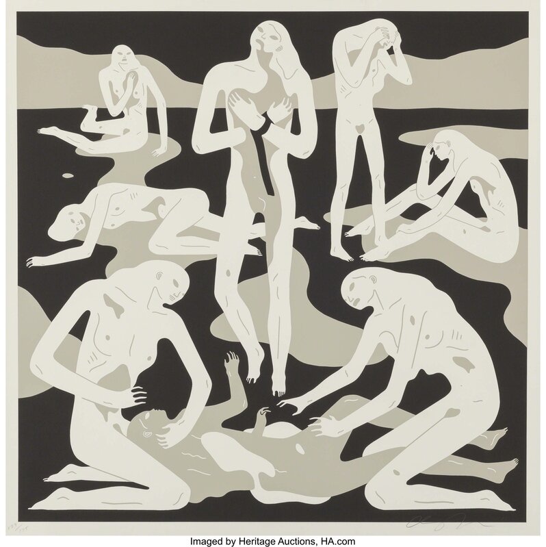 Cleon Peterson, ‘Virgins (White)’, 2017, Print, Screenprint, Heritage Auctions