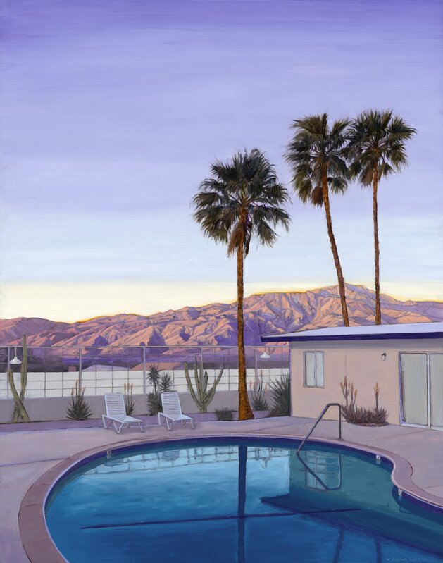 Mary-Austin Klein, ‘Kismet, Desert Hot Springs’, 2020, Painting, Oil on Dur-a-Lar mounted on board, Laguna Art Museum Benefit Auction