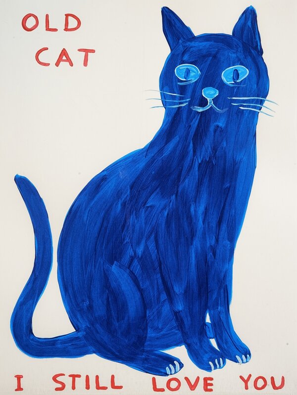 David Shrigley, ‘Old Cat’, 2022, Print, Screenprint in colours on 410gsm Somerset Tub Sized paper, Tate Ward Auctions