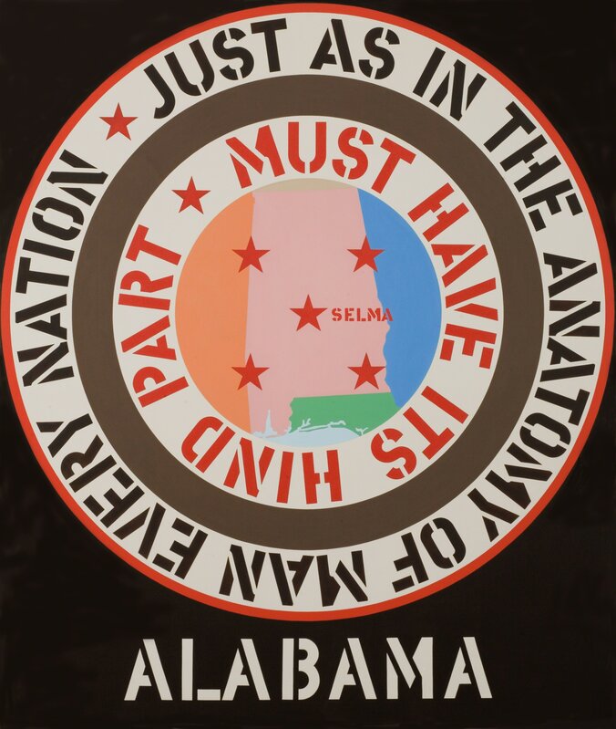 Robert Indiana, ‘The Confederacy: Alabama’, 1965, Painting, Oil on canvas, Brooklyn Museum
