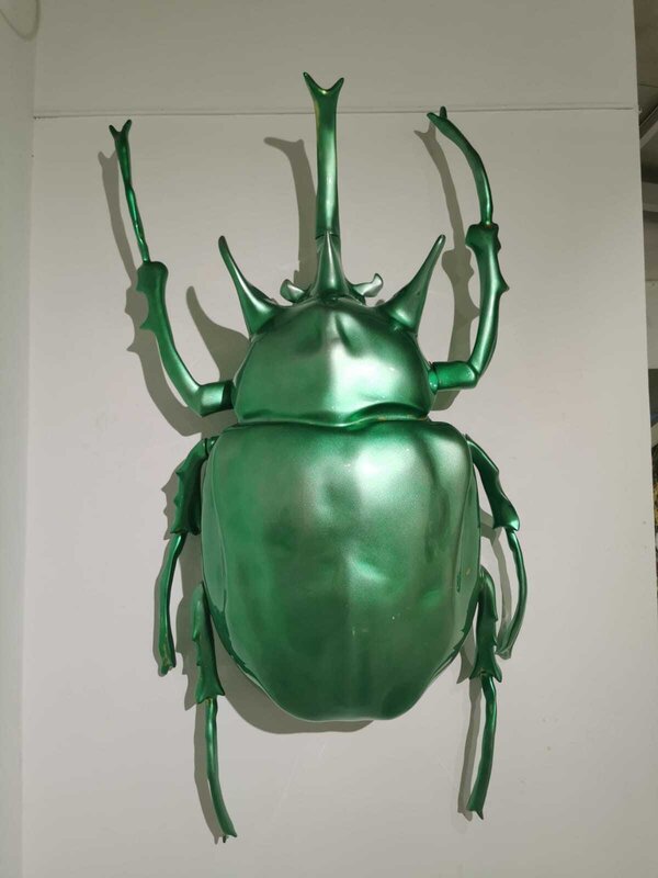 Stefano Bombardieri, ‘Coleottero Verde’, 2019, Sculpture, Fibreglass, Oblong Contemporary