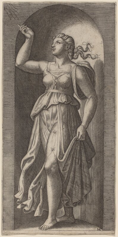 Marcantonio Raimondi after Raphael, ‘Faith’, Print, Engraving, National Gallery of Art, Washington, D.C.