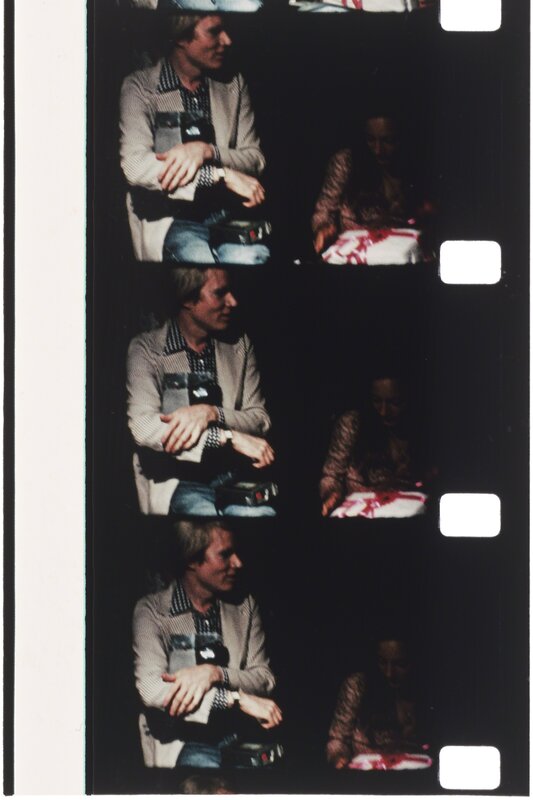 Jonas Mekas, ‘Andy Warhol at Tina Radziwill’s birthday party, 1972, Montauk’, 2013, Photography, Archival Photographic Print, Deborah Colton Gallery