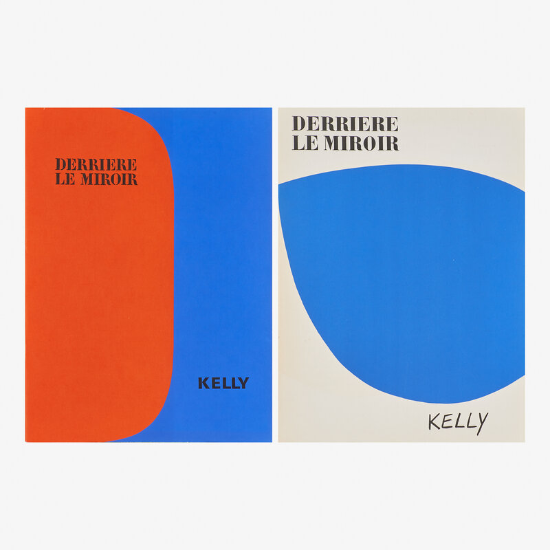Ellsworth Kelly, ‘Derrière le Miroir: Two exhibition catalogues’, Print, Numerous color and black and white lithographs, including four full color, two-page fold-outs by Ellsworth Kelly, Rago/Wright/LAMA/Toomey & Co.