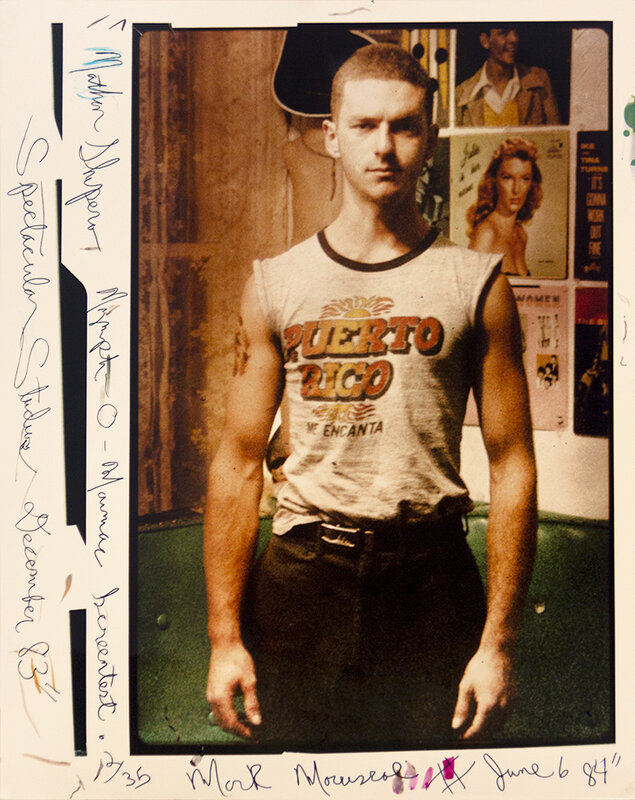 Mark Morrisroe, ‘Nathan Shapiro, Nymph-O-Maniac, Screen Test’, 1983/1984, Photography, Vintage chromogenic print (negative sandwich), CLAMP