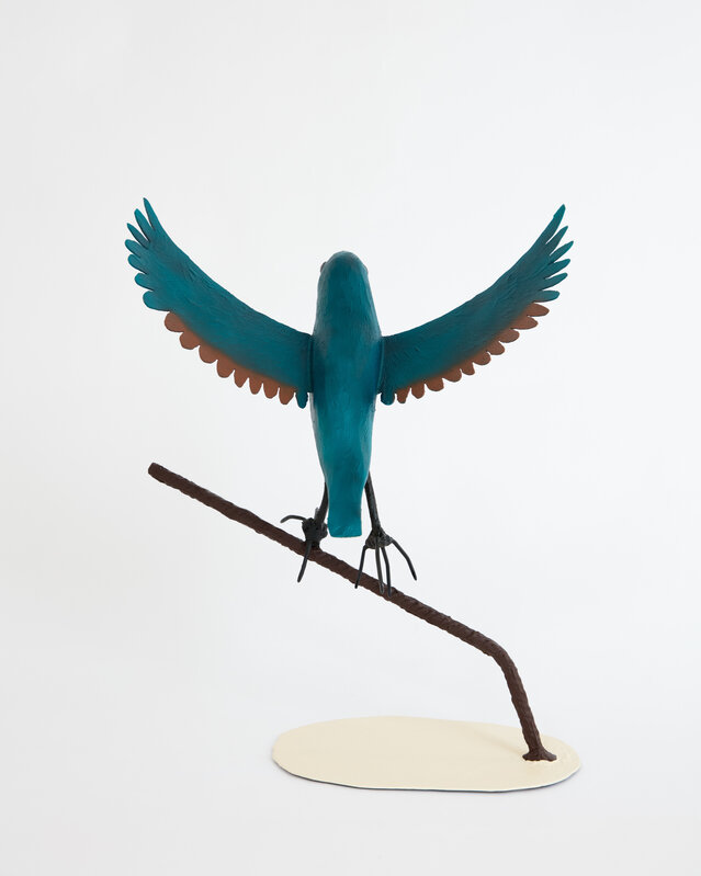 Richard Johansson, ‘Rödvingad glansstare / Red-winged Starling’, 2020, Sculpture, Painted metal, Galleri Magnus Karlsson
