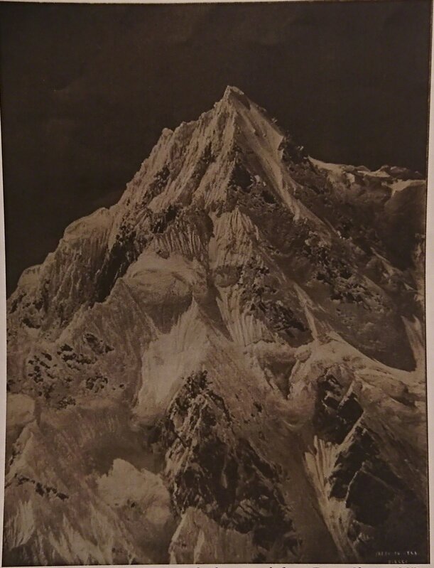 Vittorio Sella, ‘HS 55, Siniolchun, 22570 feet telephotograph from Zemu Glacier’, Photography, Vintage gelatin silver print, Atlas Gallery