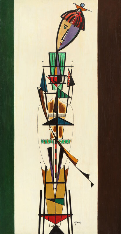 Jose Mijares, ‘Untitled ’, 1950's, Painting, Oil on wood, Latin Art Core