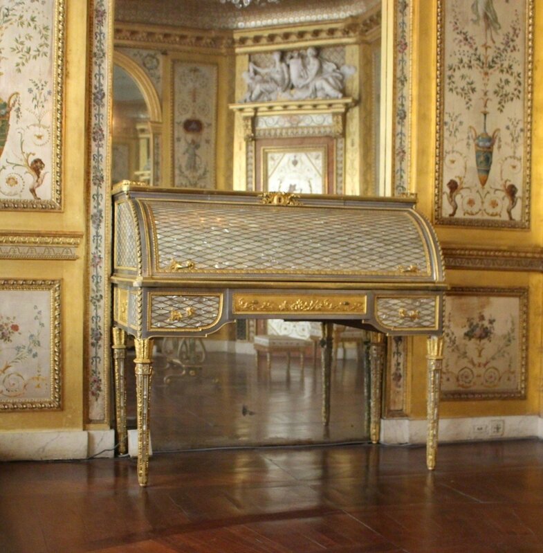 ‘Petit secretaire du boudoir d'argent (Small silver secretary boudoir)’, 1786, Design/Decorative Art, Château de Fontainebleau