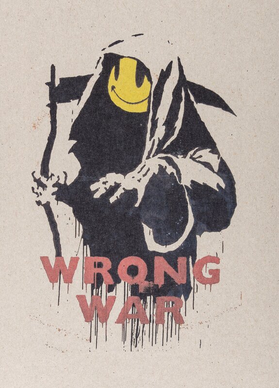 Banksy, ‘Wrong War’, 2004, Print, Screenprint in colours, Forum Auctions