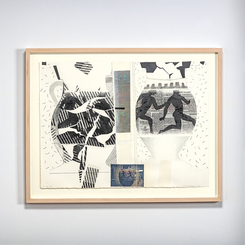 Katherine Westphal, ‘At the Met’, 1993, Drawing, Collage or other Work on Paper, Heat transfer, photo copy, collage drawing, browngrotta arts