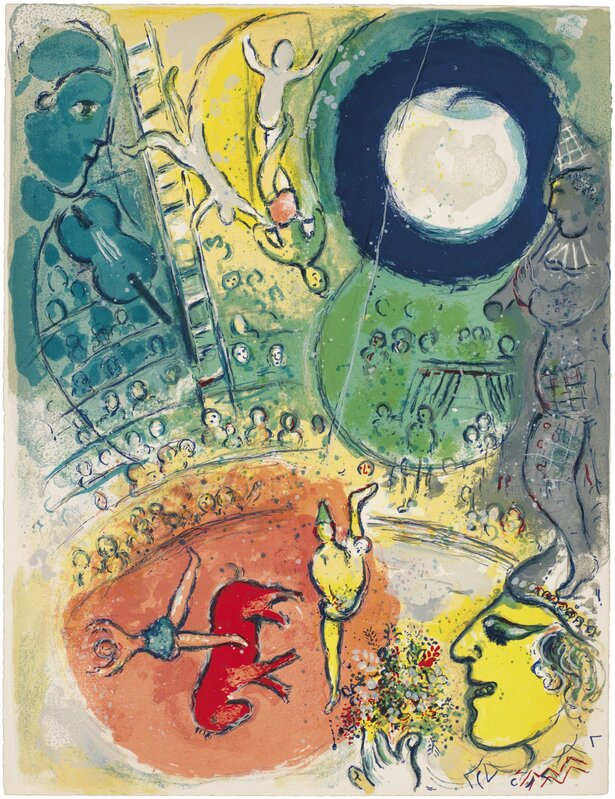 Marc Chagall, ‘Cirque, Tériade Editeur, Paris, 1967’, Print, The complete set of thirty-eight lithographs (23 in colors), on Arches paper, Christie's