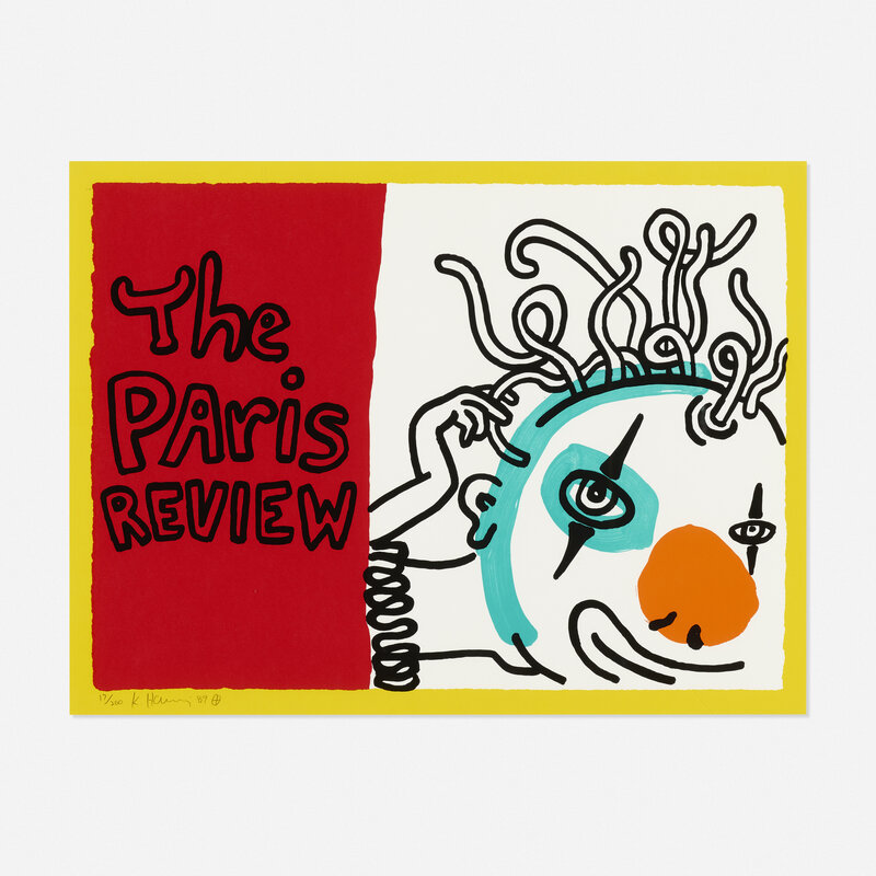 Keith Haring, ‘Paris Review’, 1989, Print, Screenprint in colors, Rago/Wright/LAMA