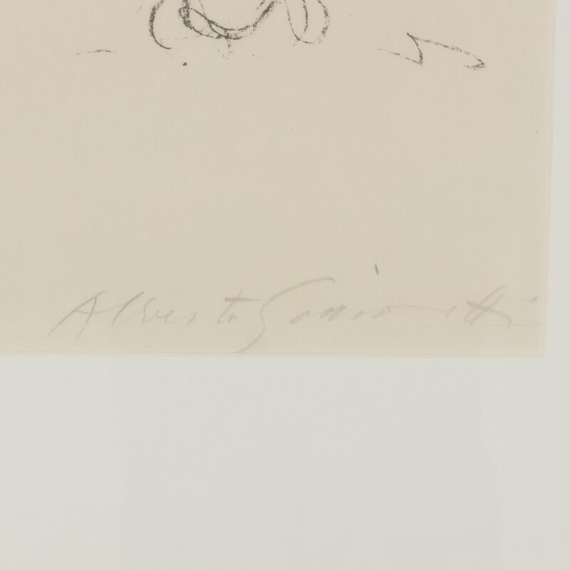 Alberto Giacometti, ‘Tête d'homme’, 1957, Print, Original lithograph on wove paper, Samhart Gallery