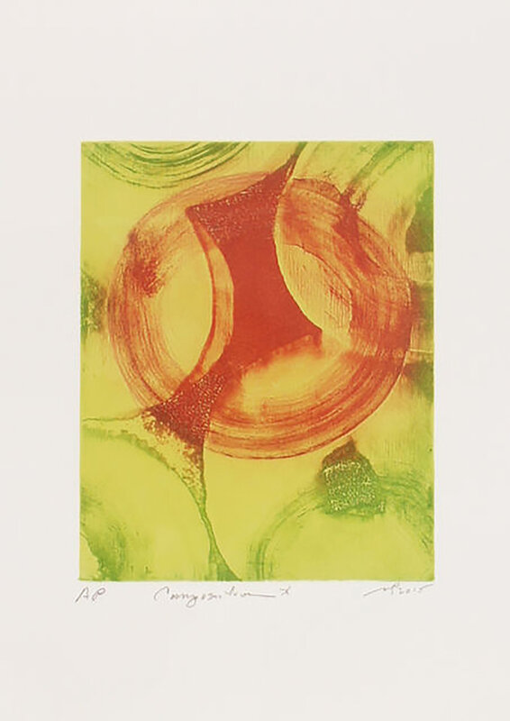 Marylyn Dintenfass, ‘Composition X’, 2015, Print, Ultraviolet Etching, CITYarts Benefit Auction