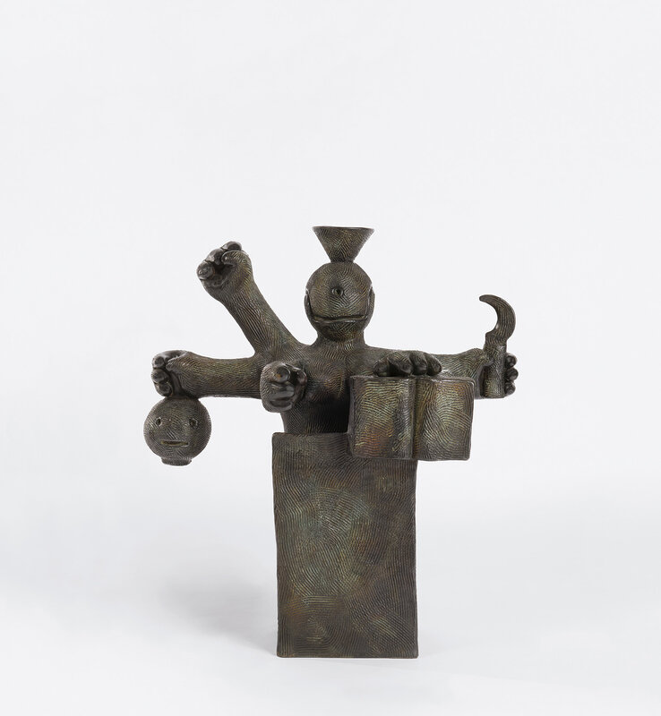 Tom Otterness, ‘Podium Figure’, 1990, Sculpture, Bronze, Phillips